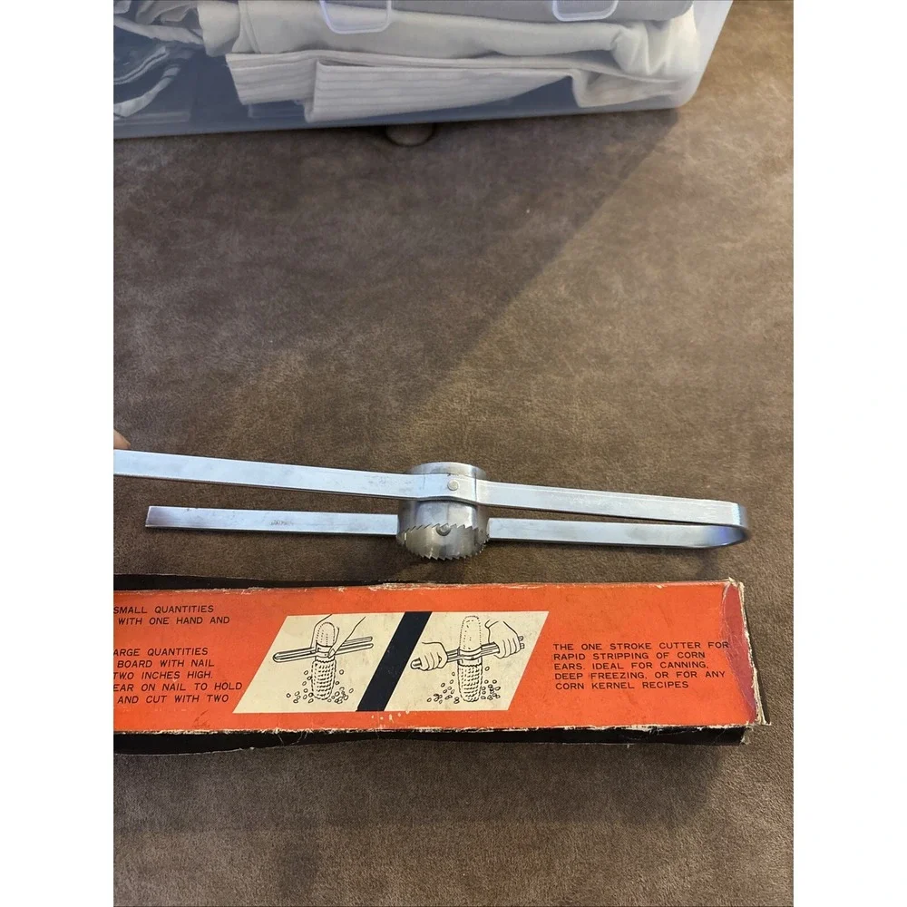 Vintage Kernel Stripper Stainless Steel Blades‎ # 6560 Made In Japan